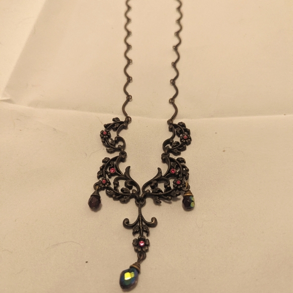 Vintage Avon Necklace, red and copper - Picture 3 of 4